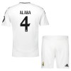 Camisola + Calções Real Madrid Alaba 4 Criança Equipamento 1ª 24/25